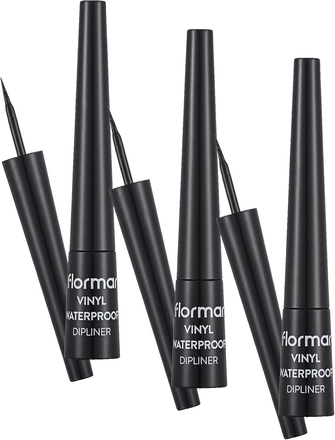 خط چشم مایع Flormar ضدآب براق مشکی مدل 001 خط چشم مایع Flormar ضدآب براق مشکی مدل 001