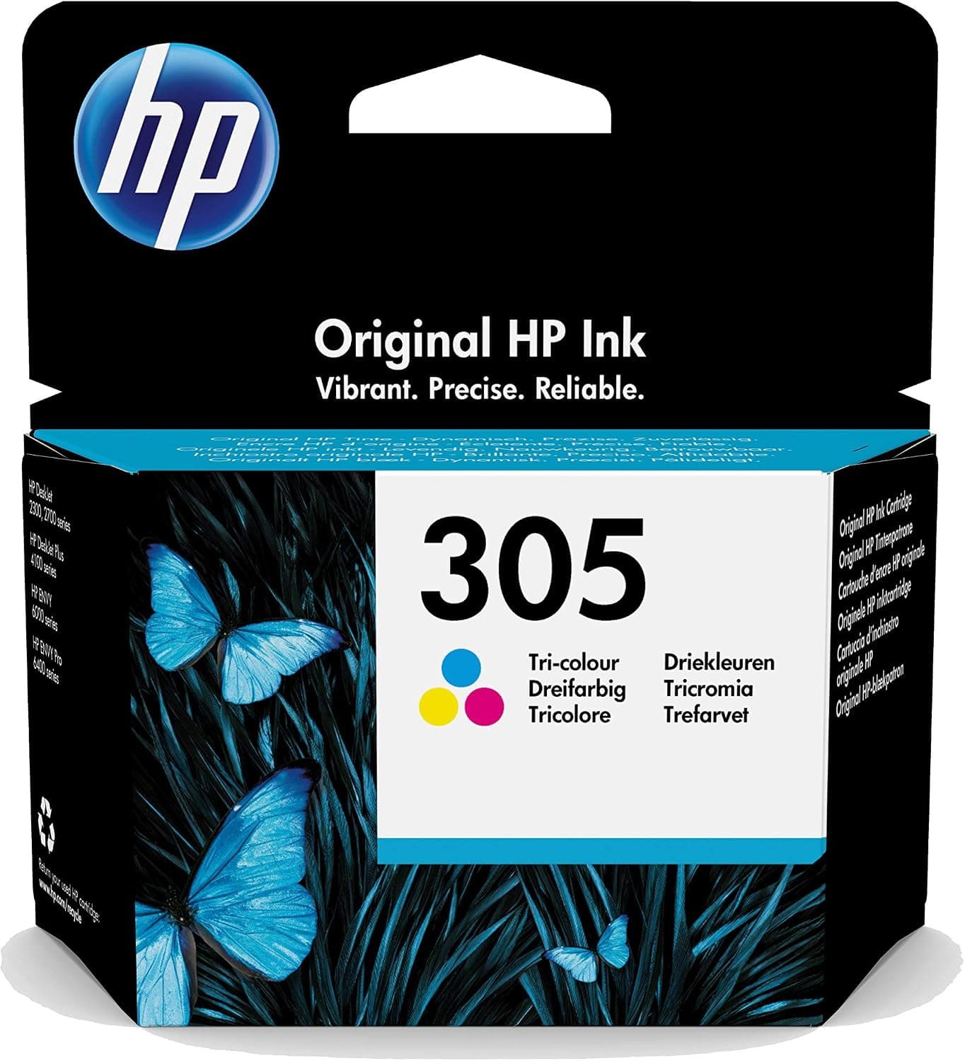 کارتریج جوهر HP اصلی 305 مشکی و سهرنگ چندتایی مدل 3YM61AE و 3YM60AE کارتریج جوهر HP اصلی 305 مشکی و سهرنگ چندتایی مدل 3YM61AE و 3YM60AE