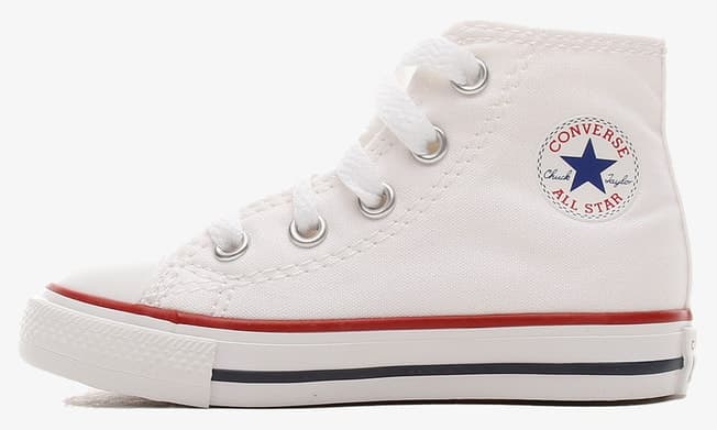 کفش اسنیکر نوزادانه Converse Chuck Taylor All Star Classic سفید کفش اسنیکر نوزادانه Converse Chuck Taylor All Star Classic سفید