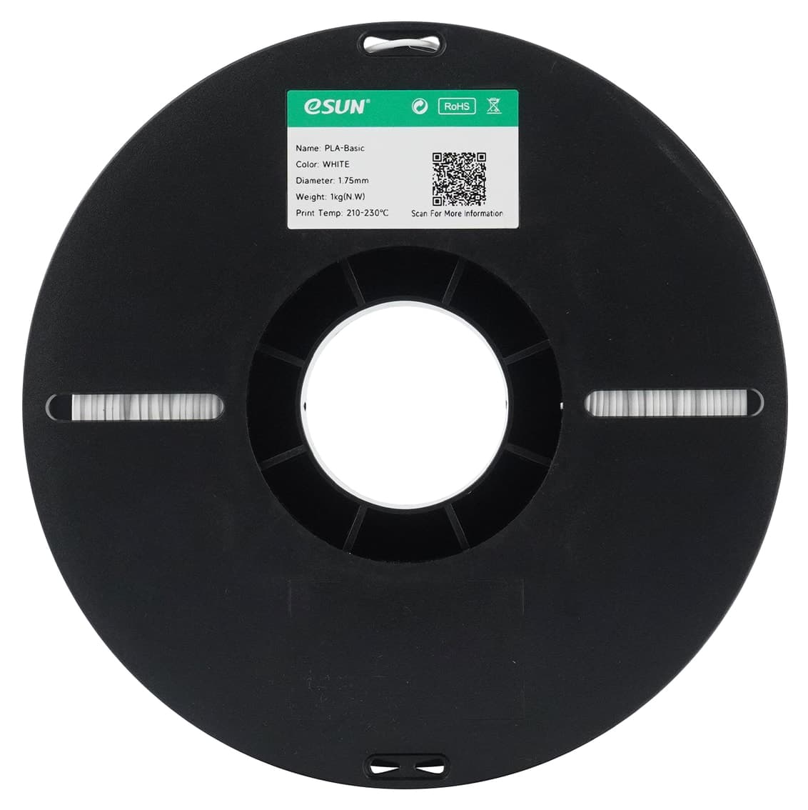 فیلامنت پرینتر سه بعدی eSun سفید PLA Basic 1.75 mm 1 kg فیلامنت پرینتر سه بعدی eSun سفید PLA Basic 1.75 mm 1 kg