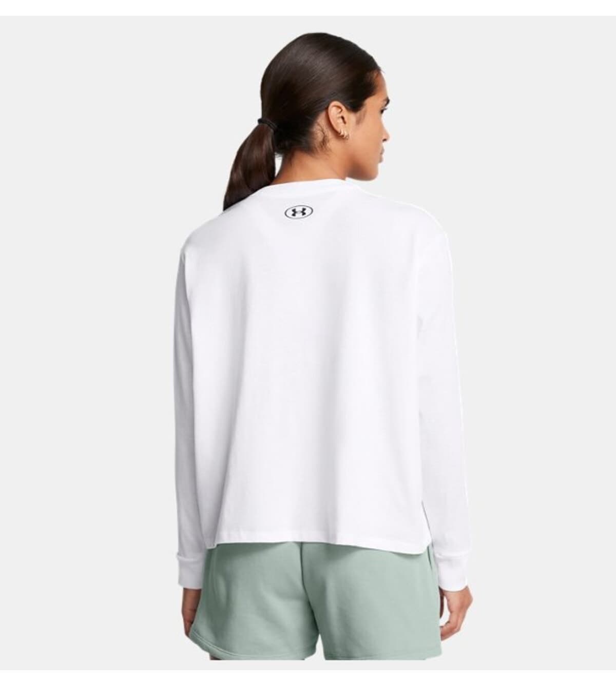 تیشرت آستین بلند زنانه Under Armour UA Boxy مدل 1387314-100 تیشرت آستین بلند زنانه Under Armour UA Boxy مدل 1387314-100