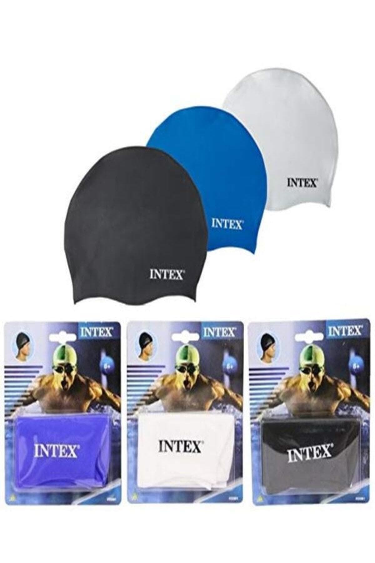 کلاه شنای سیلیکونی کودک Intex مناسب بالای ۸ سال با طراحی انعطافپذیر کلاه شنای سیلیکونی کودک Intex مناسب بالای ۸ سال با طراحی انعطافپذیر
