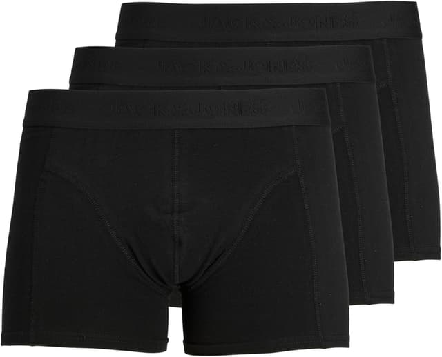باکسر مردانه JACK & JONES مدل Jacwaistband بسته 3 عددی Noos باکسر مردانه JACK & JONES مدل Jacwaistband بسته 3 عددی Noos