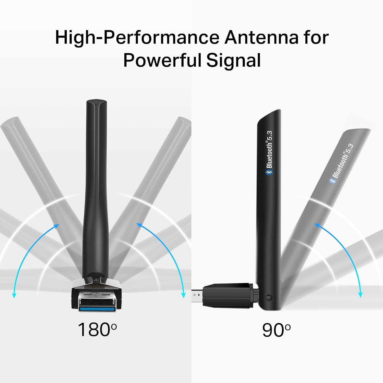 آداپتور بلوتوث USB برای کامپیوتر TP-Link بلوتوث 5.3 با برد بلند و آنتن قابل تنظیم مدل UB500 Plus آداپتور بلوتوث USB برای کامپیوتر TP-Link بلوتوث 5.3 با برد بلند و آنتن قابل تنظیم مدل UB500 Plus