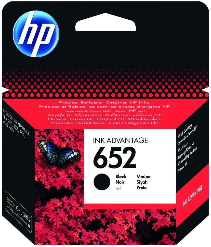 کارتریج جوهر مشکی و سهرنگ HP مدل F6v24ae 652 و F6v25ae 652 کارتریج جوهر مشکی و سهرنگ HP مدل F6v24ae 652 و F6v25ae 652