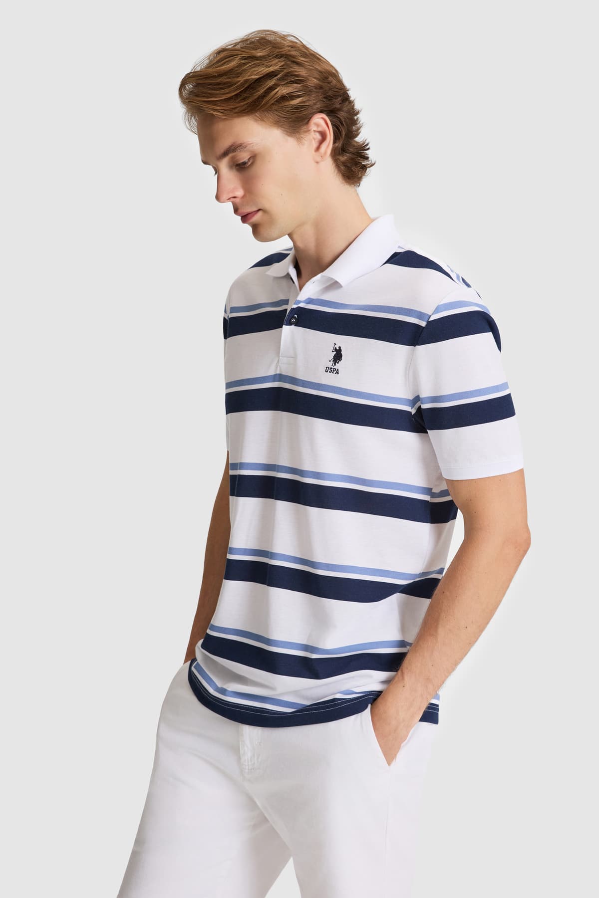 تیشرت مردانه U.S. Polo Assn. سرمهای فیت معمولی یقه پولو مدل 50326934-VR033 تیشرت مردانه U.S. Polo Assn. سرمهای فیت معمولی یقه پولو مدل 50326934-VR033