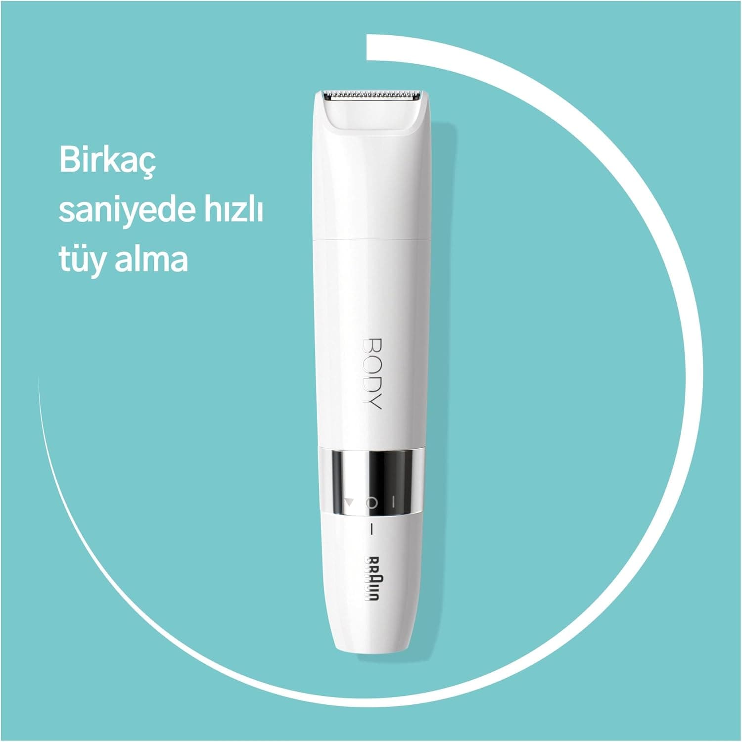 ماشین تریمر مینی بدن Braun مدل BS1000 شانه تنظیم، باتری و برس تمیزکننده ماشین تریمر مینی بدن Braun مدل BS1000 شانه تنظیم، باتری و برس تمیزکننده