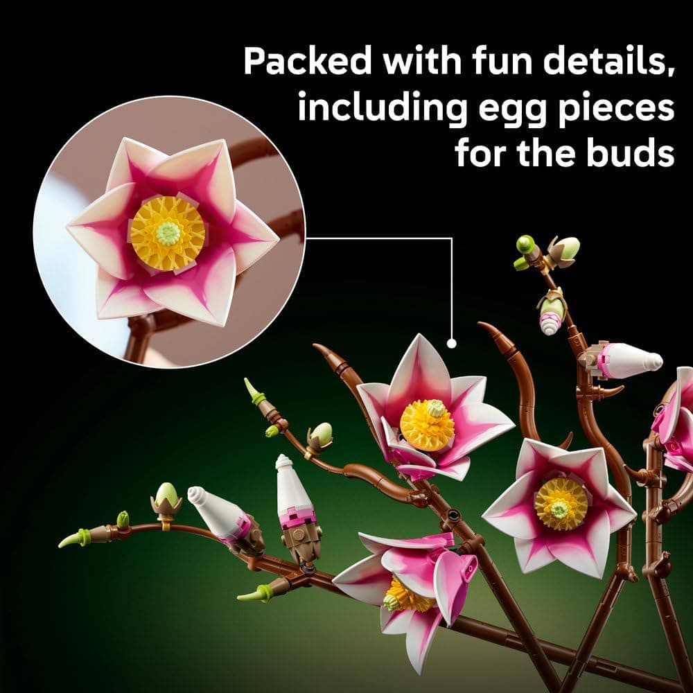 لگو سری Botanicals مدل Magnolia Branches 11510 لگو سری Botanicals مدل Magnolia Branches 11510