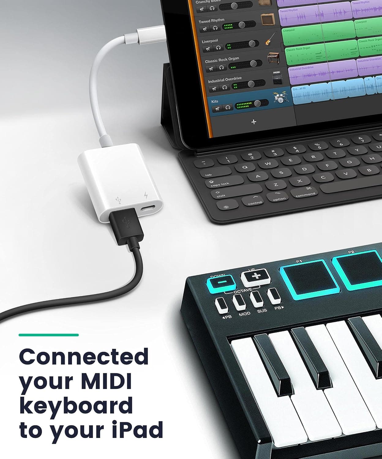 مبدل USB برای iPad/iPhone Bqbersyn، Lightning به USB3 مادگی OTG مبدل USB برای iPad/iPhone Bqbersyn، Lightning به USB3 مادگی OTG