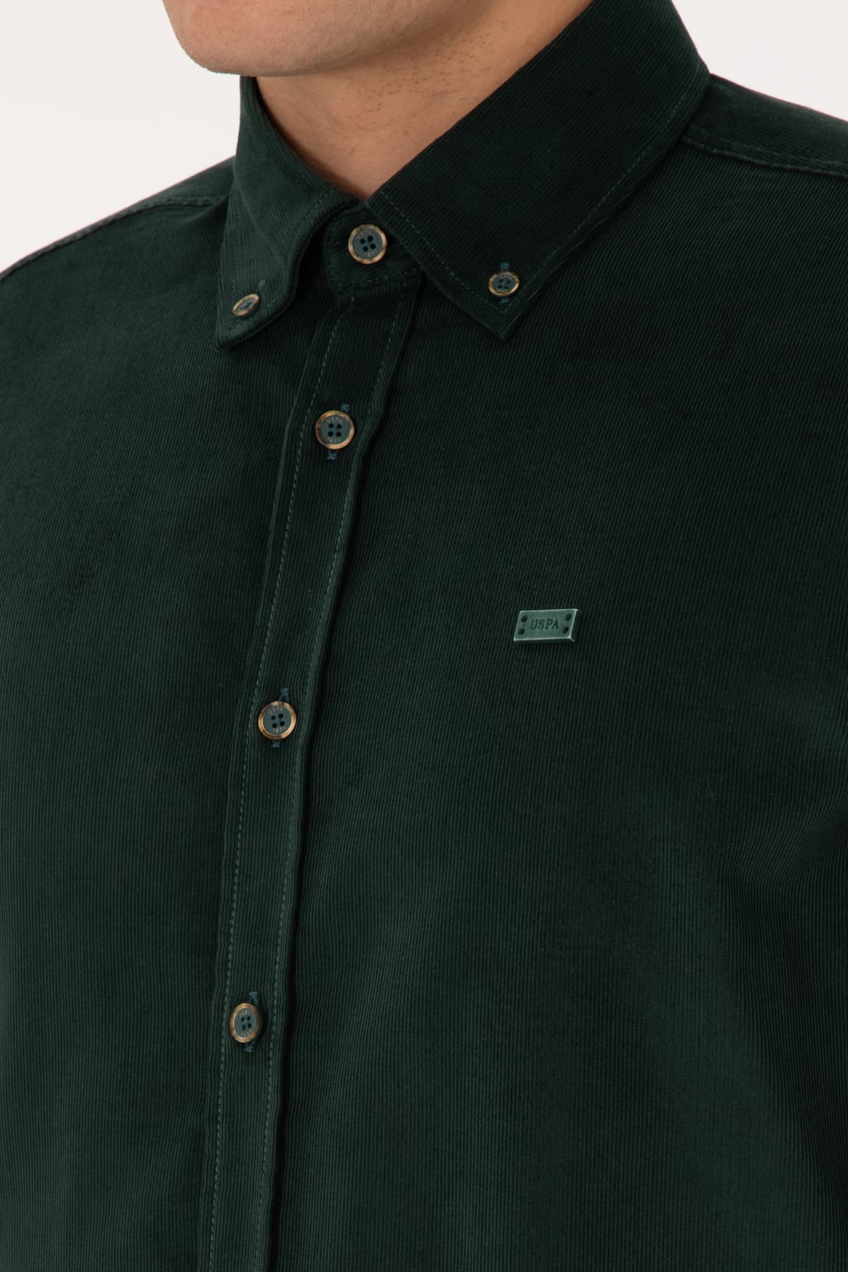 پیراهن مردانه U.S. Polo Assn. آستین بلند سبز تیره مدل 50315915-VR079 پیراهن مردانه U.S. Polo Assn. آستین بلند سبز تیره مدل 50315915-VR079