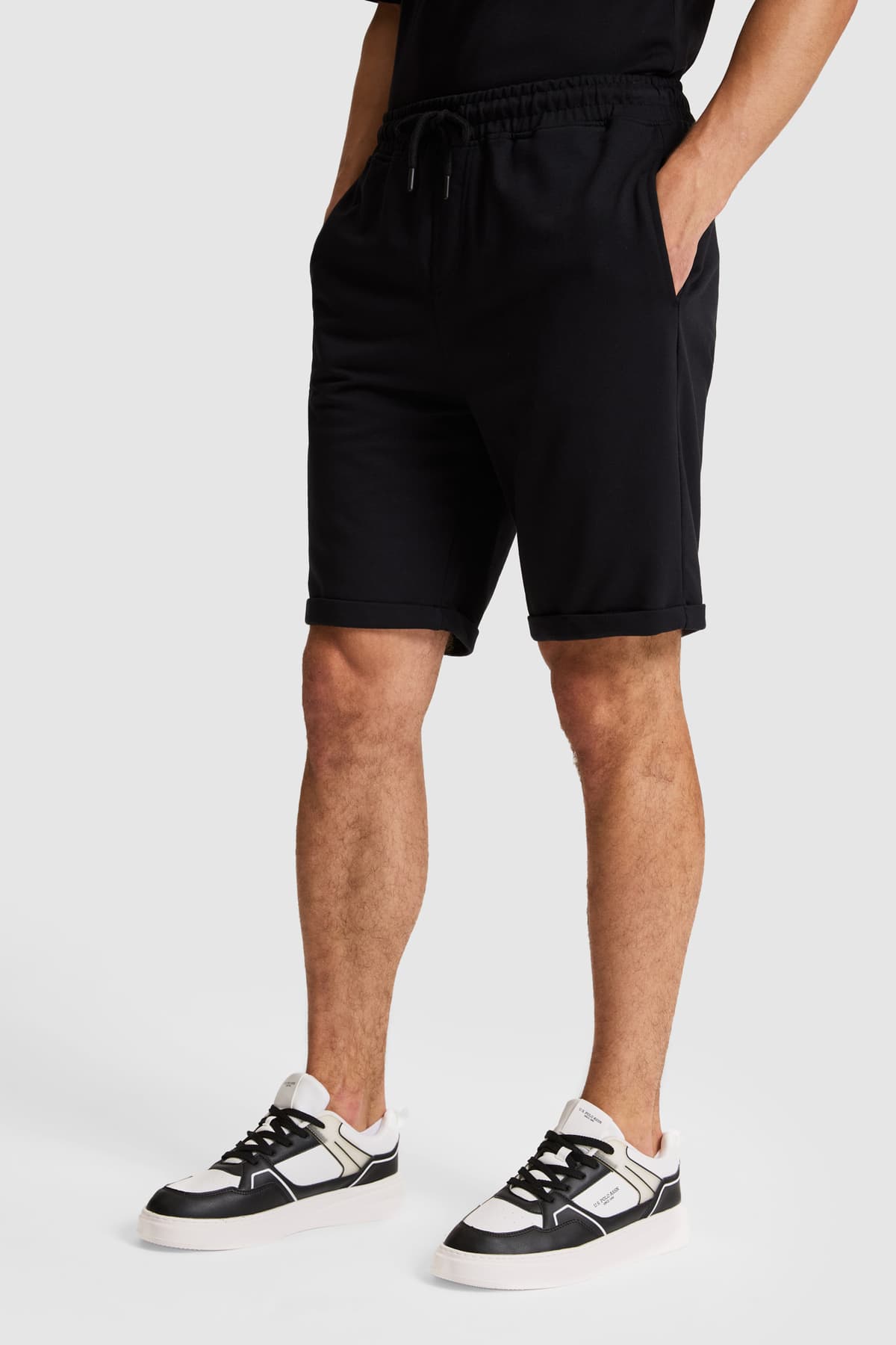 شورت مردانه U.S. Polo Assn. مشکی بافتنی مدل 50327211-VR046 شورت مردانه U.S. Polo Assn. مشکی بافتنی مدل 50327211-VR046