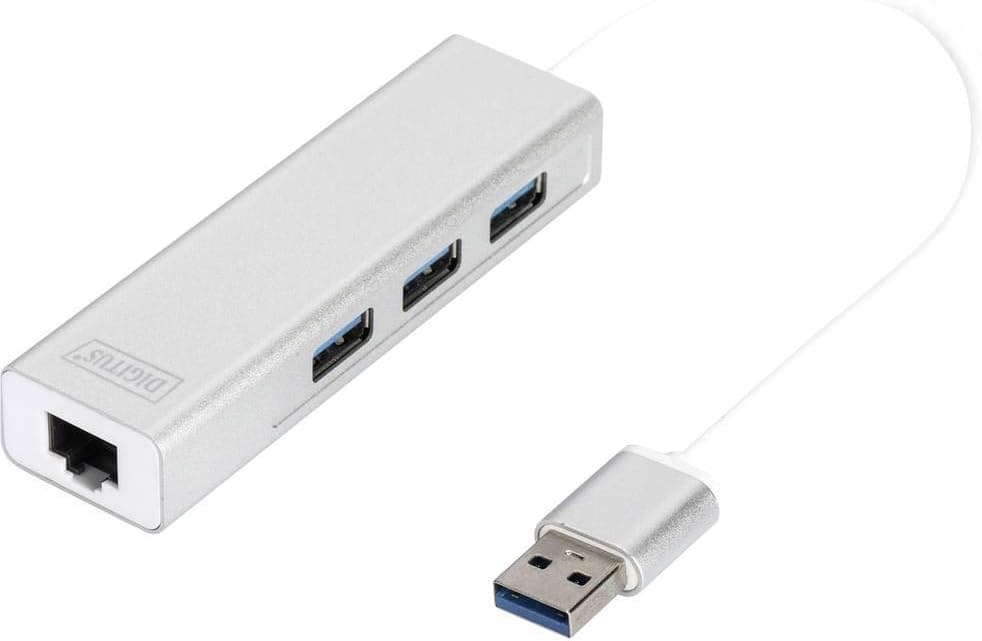 هاب USB 2.0 پرسرعت DIGITUS 4 پورت همراه کابل USB مدل DA-70217 هاب USB 2.0 پرسرعت DIGITUS 4 پورت همراه کابل USB مدل DA-70217