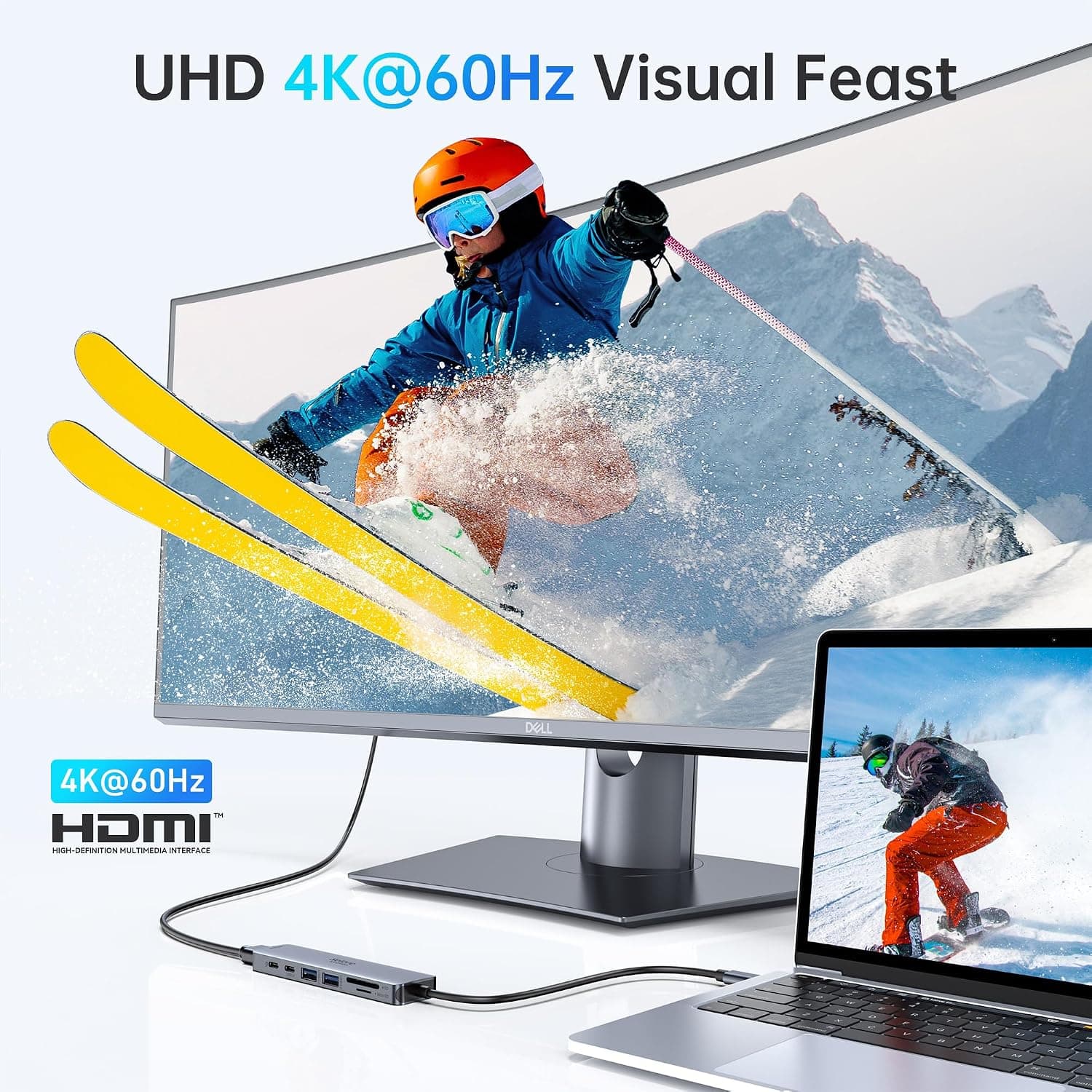 هاب Type-C ۷ در ۱ Selore&S-Global با HDMI 4K و PD 100W هاب Type-C ۷ در ۱ Selore&S-Global با HDMI 4K و PD 100W