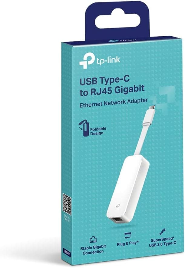 مبدل شبکه اترنت گیگابیتی USB Type-C به RJ45 TP-Link مدل UE300C مبدل شبکه اترنت گیگابیتی USB Type-C به RJ45 TP-Link مدل UE300C