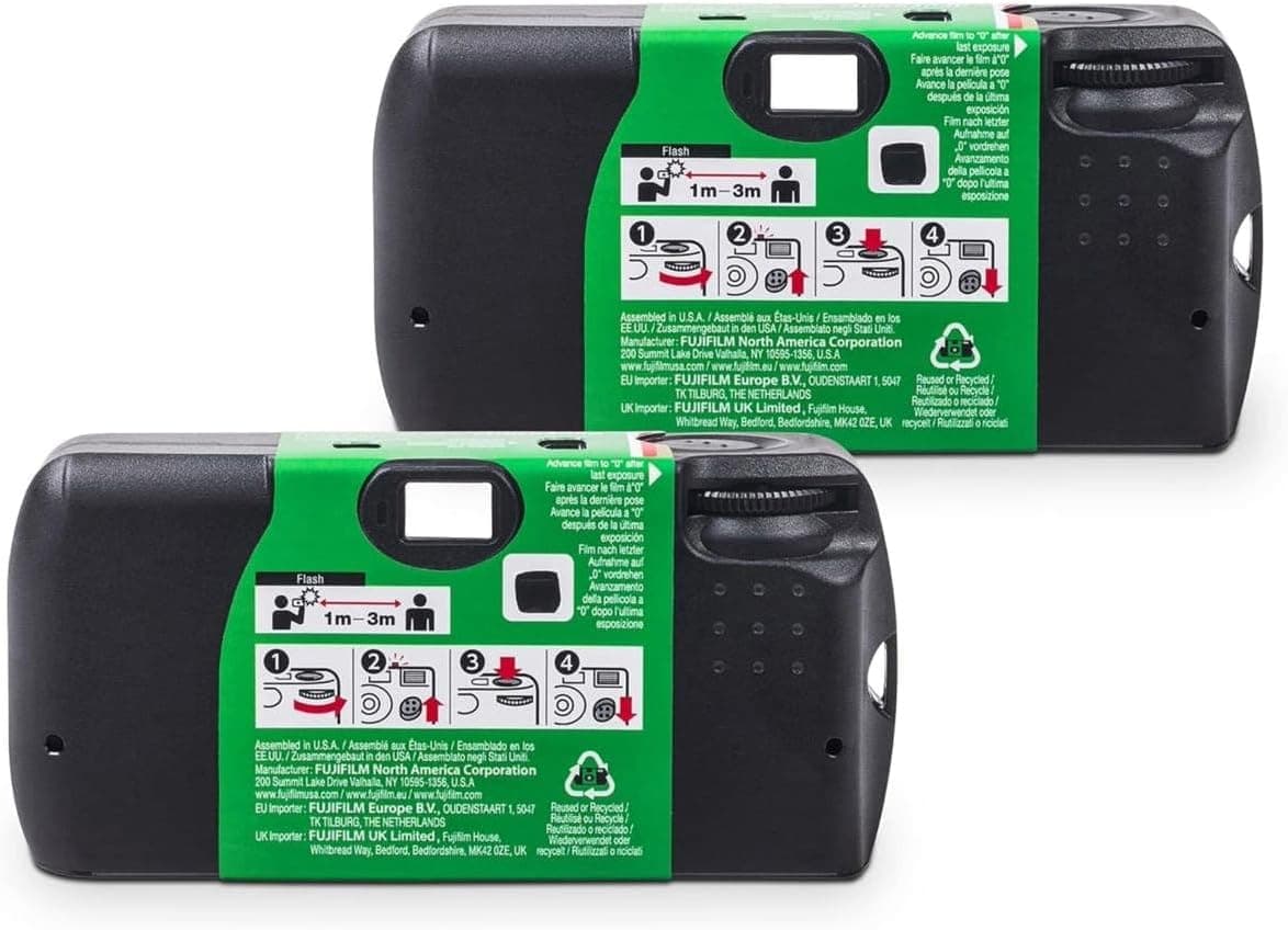 دوربین یکبارمصرف 35mm فوجی Fujifilm QuickSnap Flash 400 بسته 2 عددی دوربین یکبارمصرف 35mm فوجی Fujifilm QuickSnap Flash 400 بسته 2 عددی