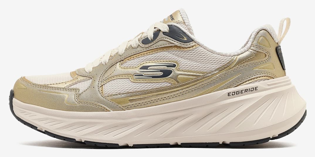کفش ورزشی زنانه Skechers EDGERIDE طبیعی/طلایی مدل 150494 NTGD کفش ورزشی زنانه Skechers EDGERIDE طبیعی/طلایی مدل 150494 NTGD