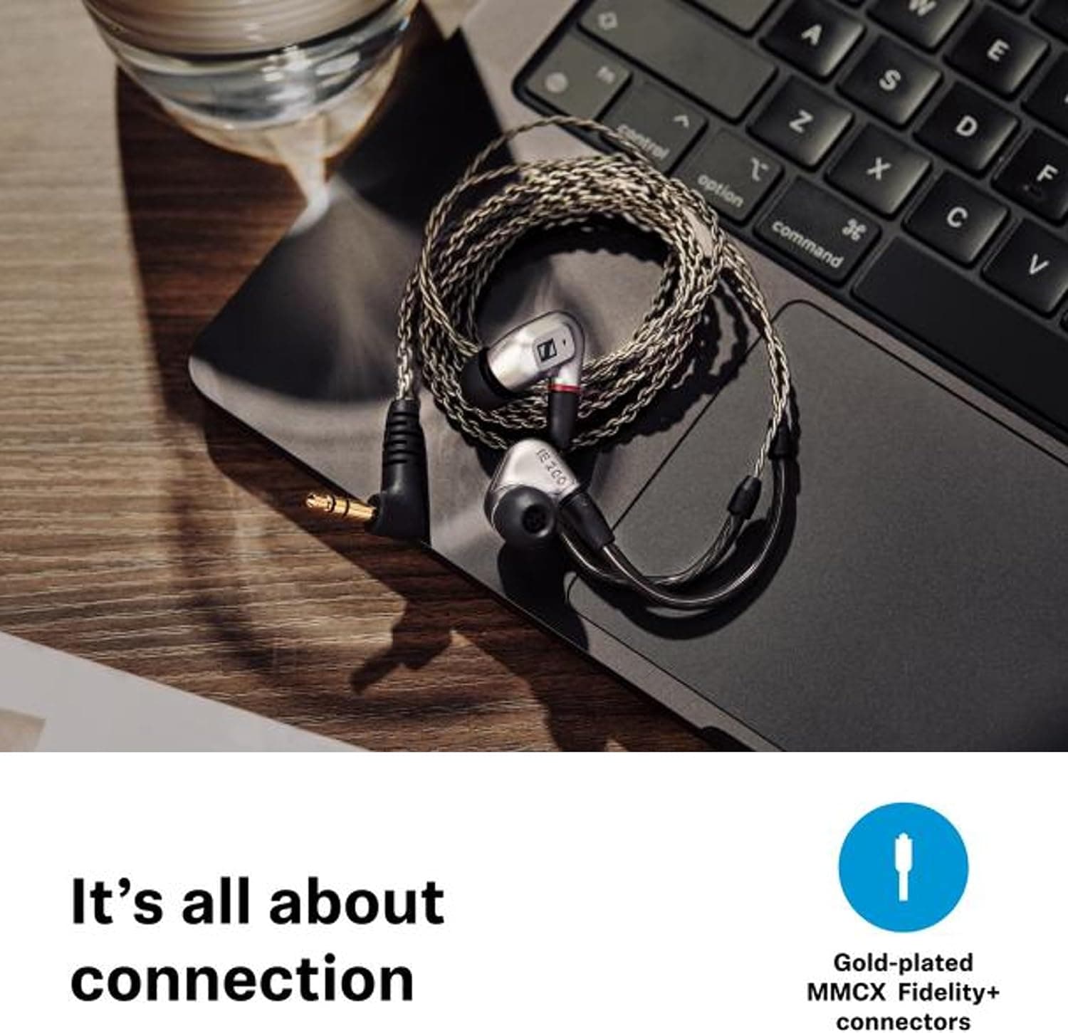 هدفون توگوشی Sennheiser نقرهای مدل IE 200 هدفون توگوشی Sennheiser نقرهای مدل IE 200