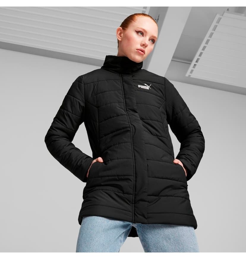 کاپشن زنانه Puma پدینگدار مشکی Essentials کاپشن زنانه Puma پدینگدار مشکی Essentials
