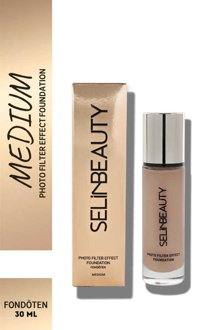 فاندیشن و کانسیلر SELİNBEAUTY با پوشش بالا رنگ متوسط فاندیشن و کانسیلر SELİNBEAUTY با پوشش بالا رنگ متوسط