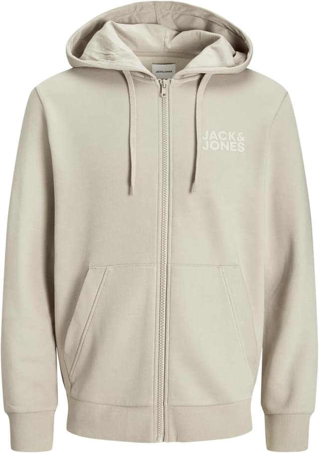 سویشرت مردانه JACK & JONES با کلاه زیپدار مدل JJECORP LOGO مهتابی سایز L سویشرت مردانه JACK & JONES با کلاه زیپدار مدل JJECORP LOGO مهتابی سایز L