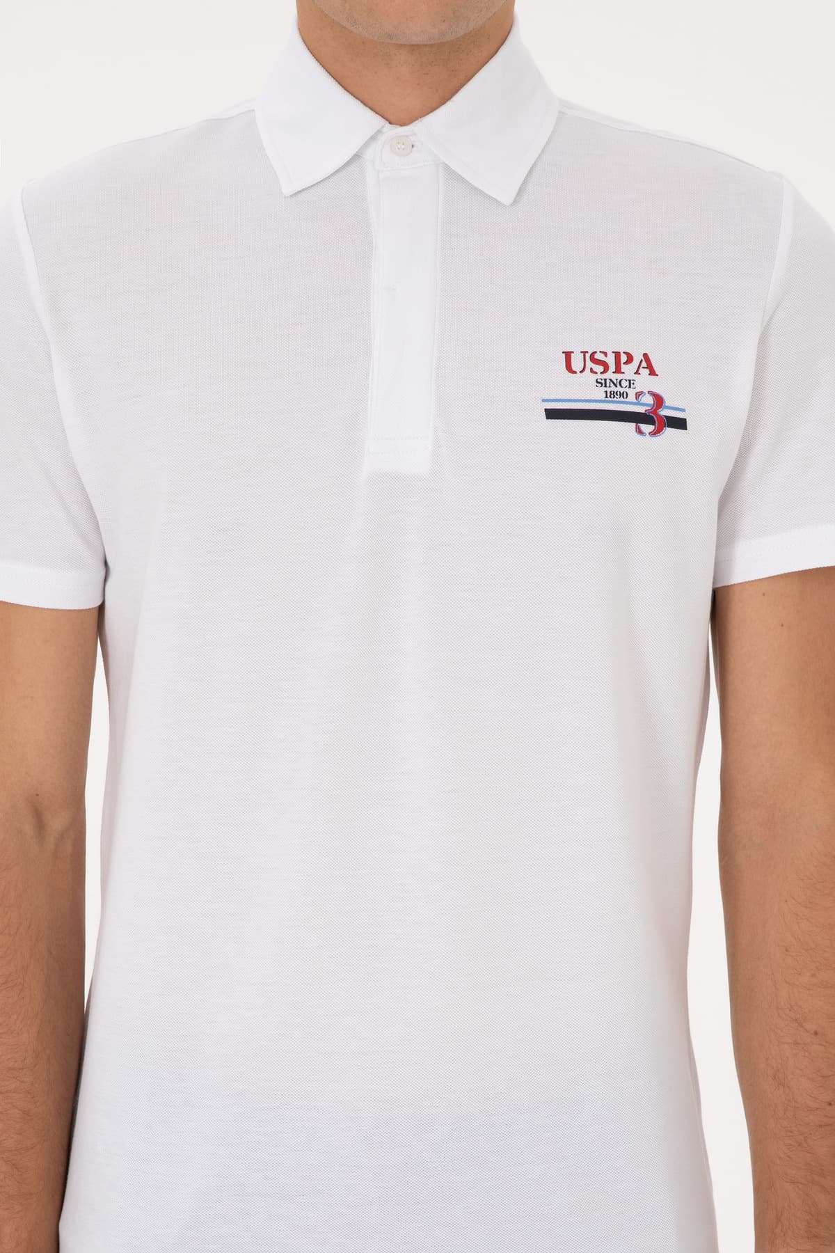 تیشرت مردانه U.S. Polo Assn. فیت معمولی یقه پولو سفید مدل 50324803-VR013 تیشرت مردانه U.S. Polo Assn. فیت معمولی یقه پولو سفید مدل 50324803-VR013