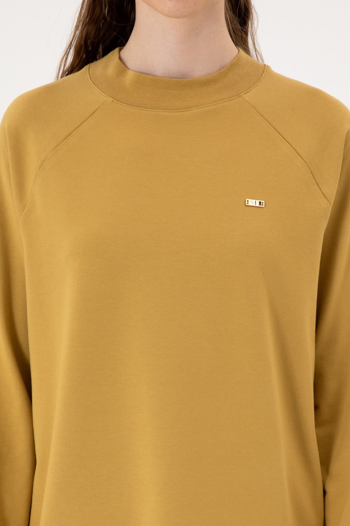 سوئیشرت زنانه U.S. Polo Assn. شتری فیت معمولی یقه گرد مدل 50313610-VR151 سوئیشرت زنانه U.S. Polo Assn. شتری فیت معمولی یقه گرد مدل 50313610-VR151