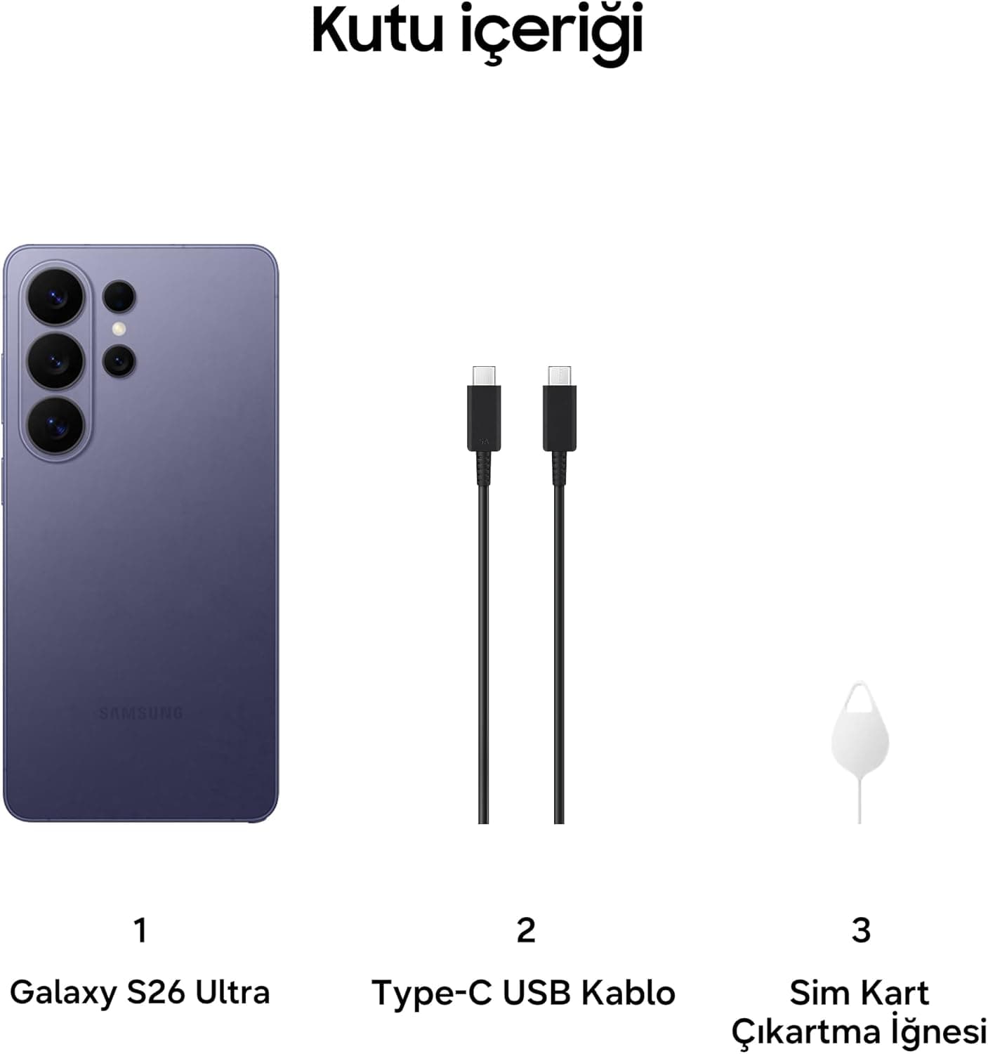 گوشی هوشمند Samsung Galaxy S26 Ultra بنفش کبالت، 512GB، 12GB رم، AP سفارشی، نمایشگر حریم خصوصی داخلی، Photo Assist، دوربین 200MP، باتری 5000mAh گوشی هوشمند Samsung Galaxy S26 Ultra بنفش کبالت، 512GB، 12GB رم، AP سفارشی، نمایشگر حریم خصوصی داخلی، Photo Assist، دوربین 200MP، باتری 5000mAh