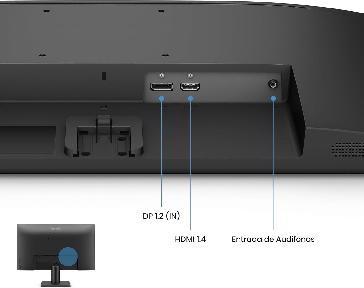مانیتور 24" BenQ IPS 100Hz با وضوح 1080p FHD، HDMI و DisplayPort مدل GW2491 مانیتور 24" BenQ IPS 100Hz با وضوح 1080p FHD، HDMI و DisplayPort مدل GW2491