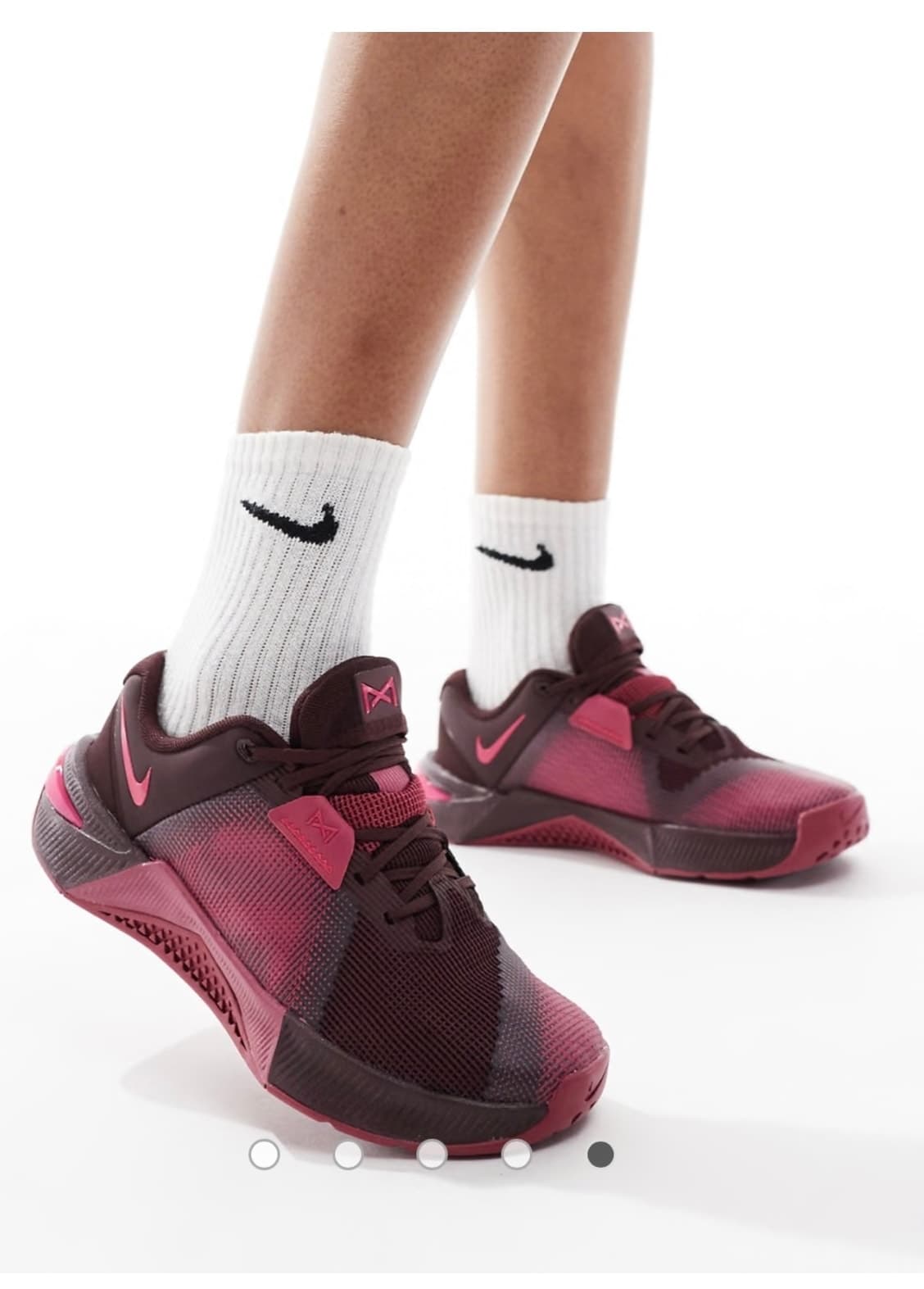 کفش ورزشی فیتنس زنانه Nike زرشکی مدل Metcon 10 کفش ورزشی فیتنس زنانه Nike زرشکی مدل Metcon 10