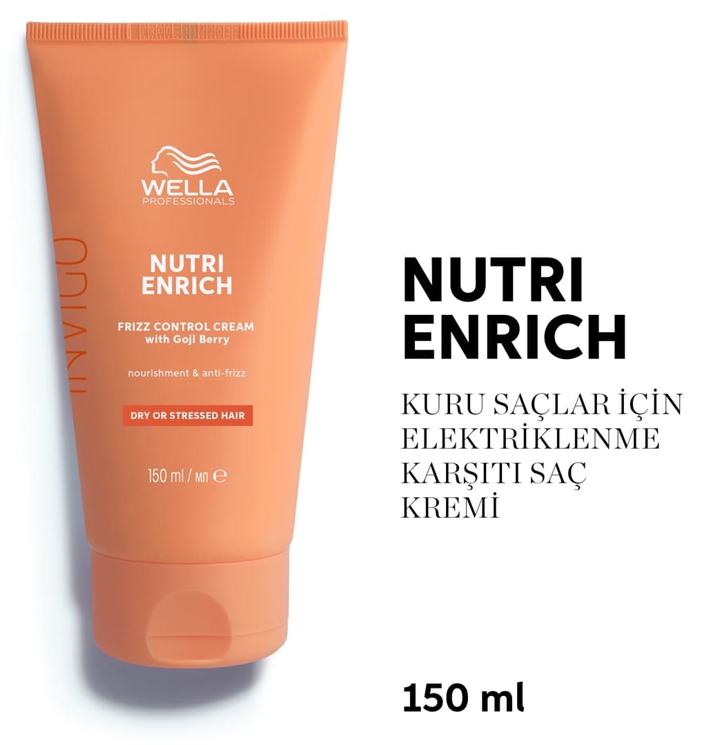 کرم مو Wella Professionals ضدالکتریسیته موهای خشک و آسیبدیده Invigo Nutri-Enrich 150 ML کرم مو Wella Professionals ضدالکتریسیته موهای خشک و آسیبدیده Invigo Nutri-Enrich 150 ML