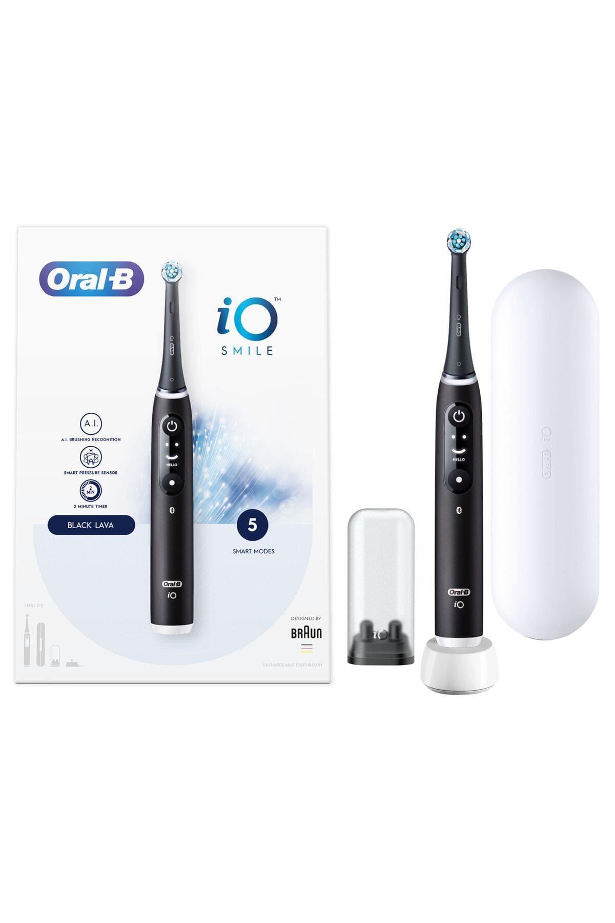 مسواک برقی شارژی Oral-B مشکی مدل İo 6 Smile مسواک برقی شارژی Oral-B مشکی مدل İo 6 Smile