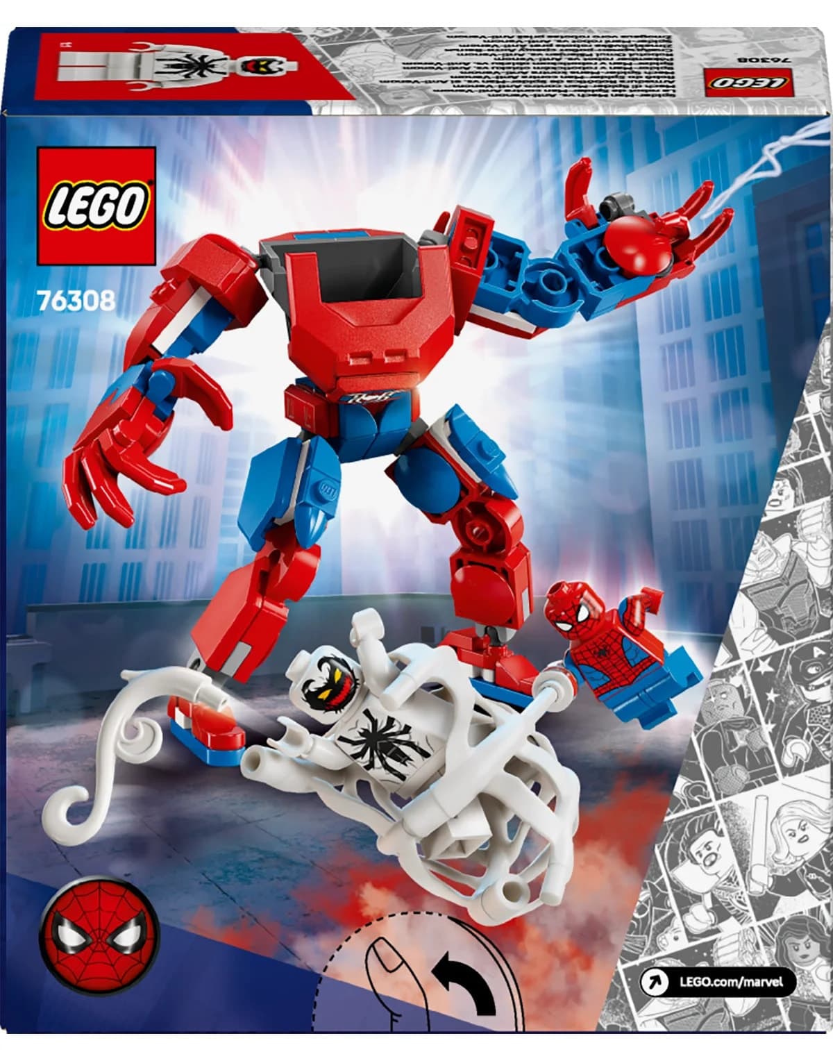 لگو Marvel مرد عنکبوتی در برابر Anti Venom مدل 76308، 107 قطعه لگو Marvel مرد عنکبوتی در برابر Anti Venom مدل 76308، 107 قطعه