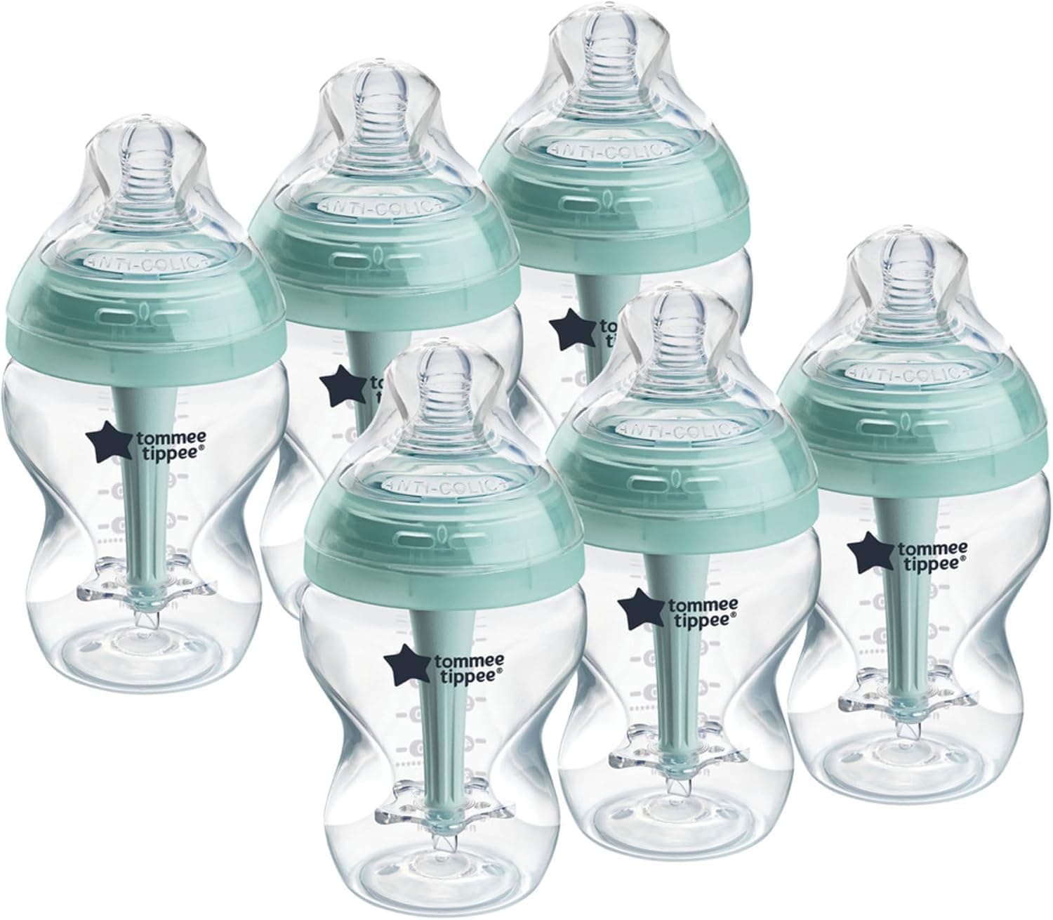 شیشه شیر کودک Tommee Tippee ضد نفخ نوک شبیه سینه خودضدعفونیشونده 260ml بسته 3تایی شیشه شیر کودک Tommee Tippee ضد نفخ نوک شبیه سینه خودضدعفونیشونده 260ml بسته 3تایی