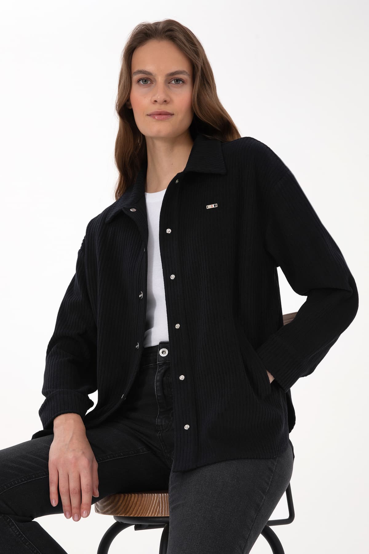 پیراهن زنانه U.S. Polo Assn. بافتنی مشکی مدل 50314179-VR046 پیراهن زنانه U.S. Polo Assn. بافتنی مشکی مدل 50314179-VR046