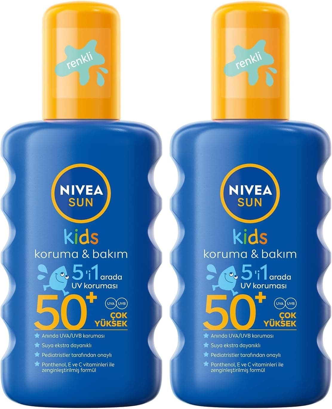 اسپری ضدآفتاب بدن کودکان NIVEA SUN SPF50+ ضدآب با ویتامین E&C 200ml اسپری ضدآفتاب بدن کودکان NIVEA SUN SPF50+ ضدآب با ویتامین E&C 200ml