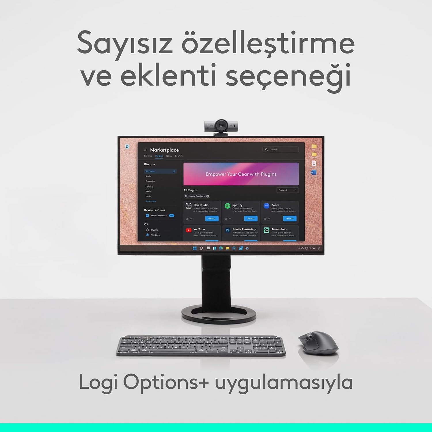 ماوس بیسیم Logitech MX Master 4 با بازخورد لمسی، Bluetooth، اسکرول فوقسریع، اتصال چنددستگاهی، 8000 DPI، حسگر اپتیکال و عملکرد بیصدا، خاکستری تیره ماوس بیسیم Logitech MX Master 4 با بازخورد لمسی، Bluetooth، اسکرول فوقسریع، اتصال چنددستگاهی، 8000 DPI، حسگر اپتیکال و عملکرد بیصدا، خاکستری تیره