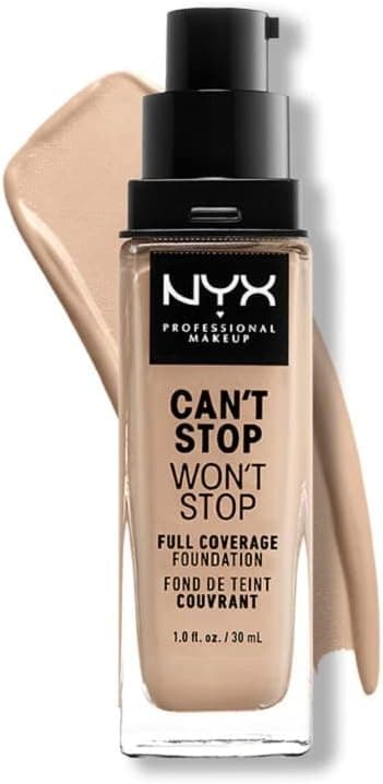کرمپودر NYX PROFESSIONAL MAKEUP با پوشش کامل، ماندگار و ضدآب، فرمول وگان و جلوه مات رنگ عاجی روشن کرمپودر NYX PROFESSIONAL MAKEUP با پوشش کامل، ماندگار و ضدآب، فرمول وگان و جلوه مات رنگ عاجی روشن