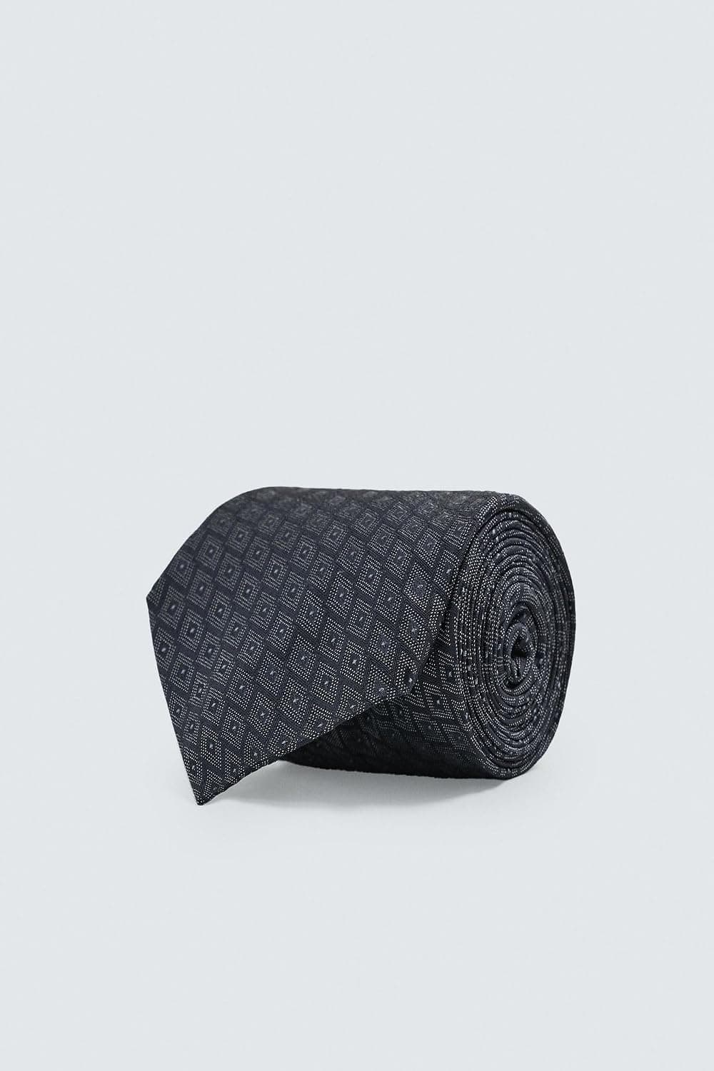 کراوات مردانه Zara هندسی جاکارد ابریشم %100 کراوات مردانه Zara هندسی جاکارد ابریشم %100