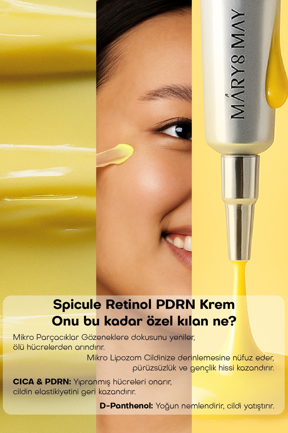 کرم Mary & May Smart Retinol Spicule Retinol PDRN 15gr (%0.1 Retinol) کرم Mary & May Smart Retinol Spicule Retinol PDRN 15gr (%0.1 Retinol)