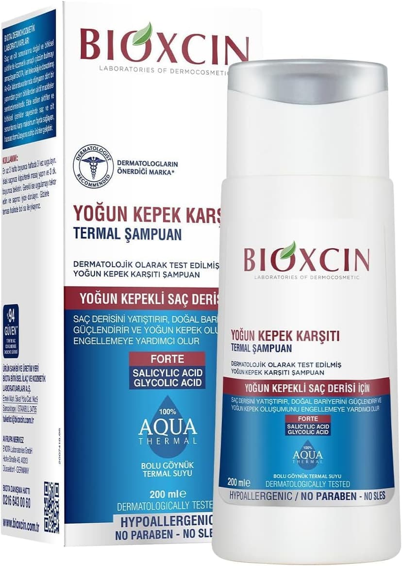 شامپو Bioxcin Aqua-Thermal ضد شوره قوی 1×200ml شامپو Bioxcin Aqua-Thermal ضد شوره قوی 1×200ml