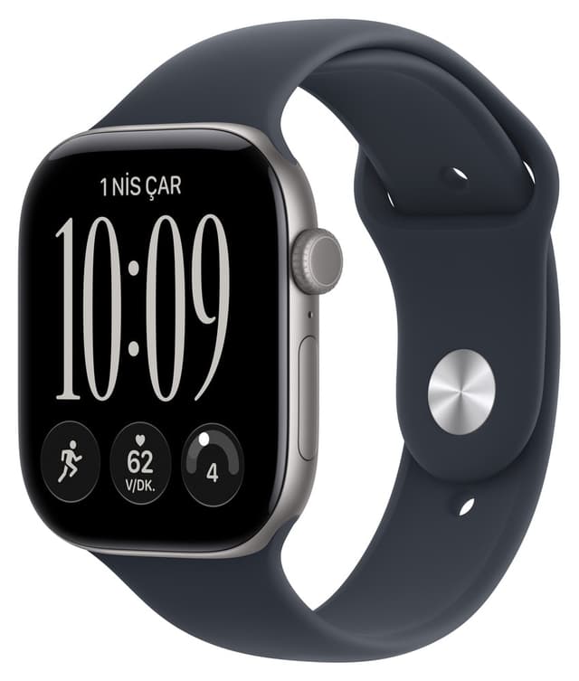 ساعت هوشمند Apple Series 12 GPS 46mm آلومینیومی خاکستری فضایی بند سرمهای S/M ساعت هوشمند Apple Series 12 GPS 46mm آلومینیومی خاکستری فضایی بند سرمهای S/M
