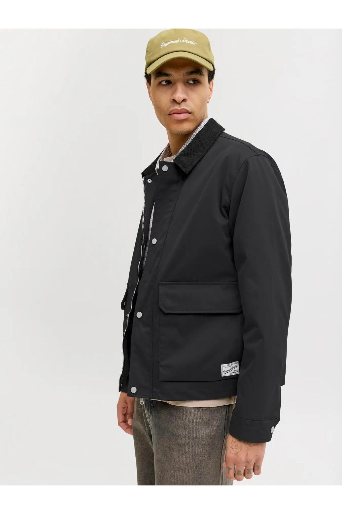 ژاکت مردانه Jack & Jones مشکی Barn مدل Jorcatskills 12291660-Black ژاکت مردانه Jack & Jones مشکی Barn مدل Jorcatskills 12291660-Black