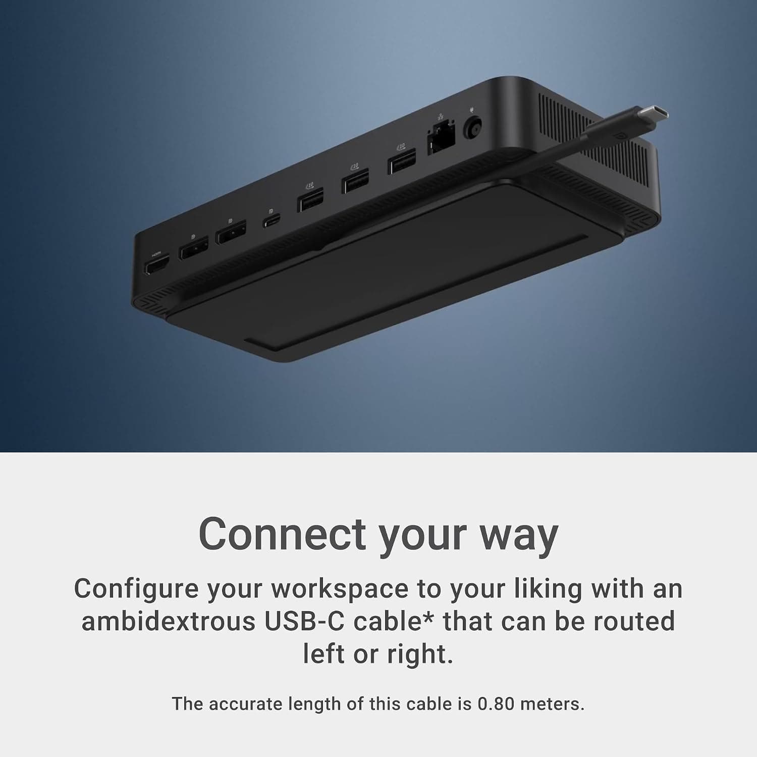 داک Dell Pro مدل WD25 با USB Type-C و توان تا 100 وات مشکی داک Dell Pro مدل WD25 با USB Type-C و توان تا 100 وات مشکی