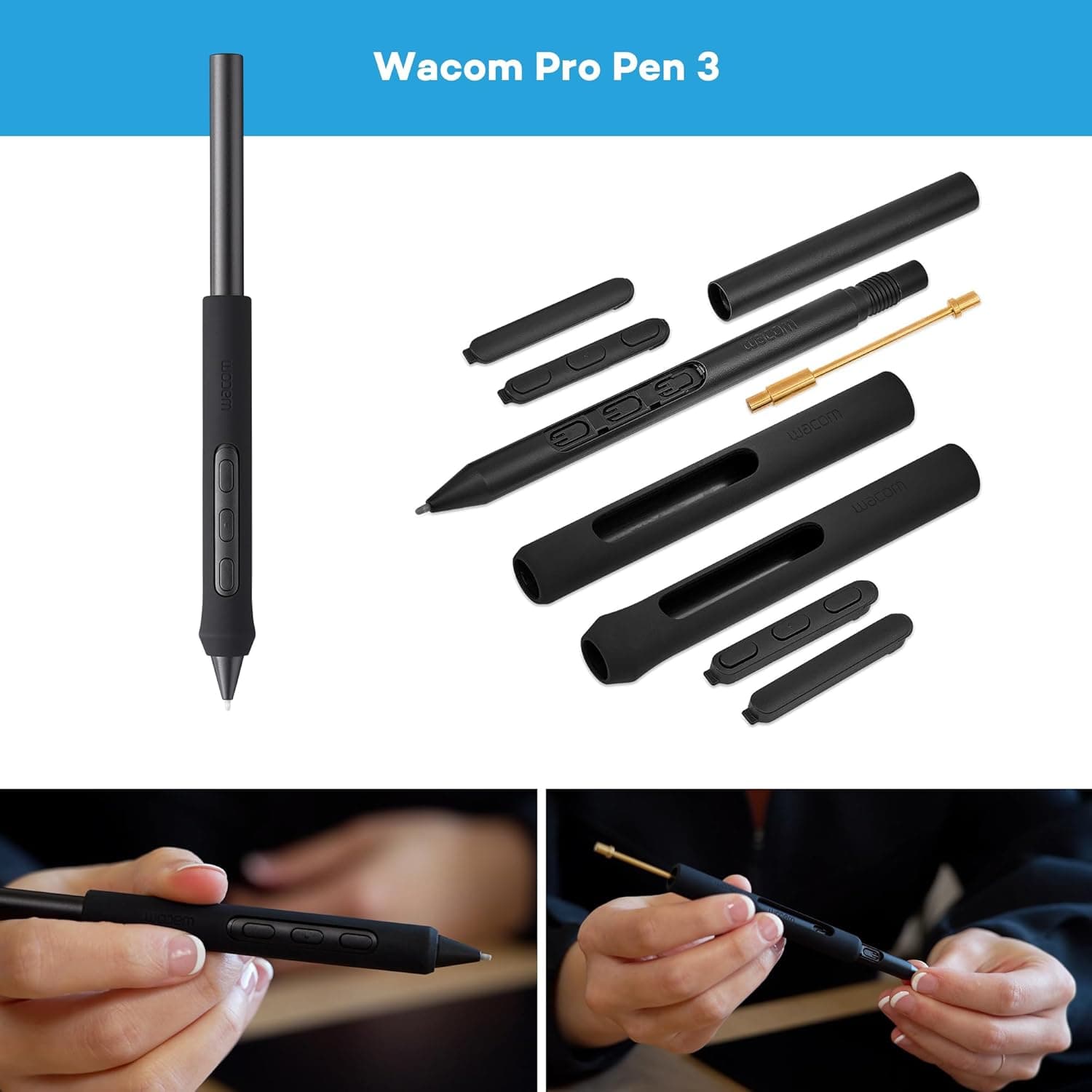 تبلت گرافیکی Wacom Intuos Pro Medium با Wacom Pro Pen 3 مدل PTK670K0B تبلت گرافیکی Wacom Intuos Pro Medium با Wacom Pro Pen 3 مدل PTK670K0B