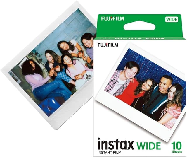 فیلم دوربین عکاسی Fujifilm Instax Wide با حاشیه سفید، بسته 10 عددی فیلم دوربین عکاسی Fujifilm Instax Wide با حاشیه سفید، بسته 10 عددی