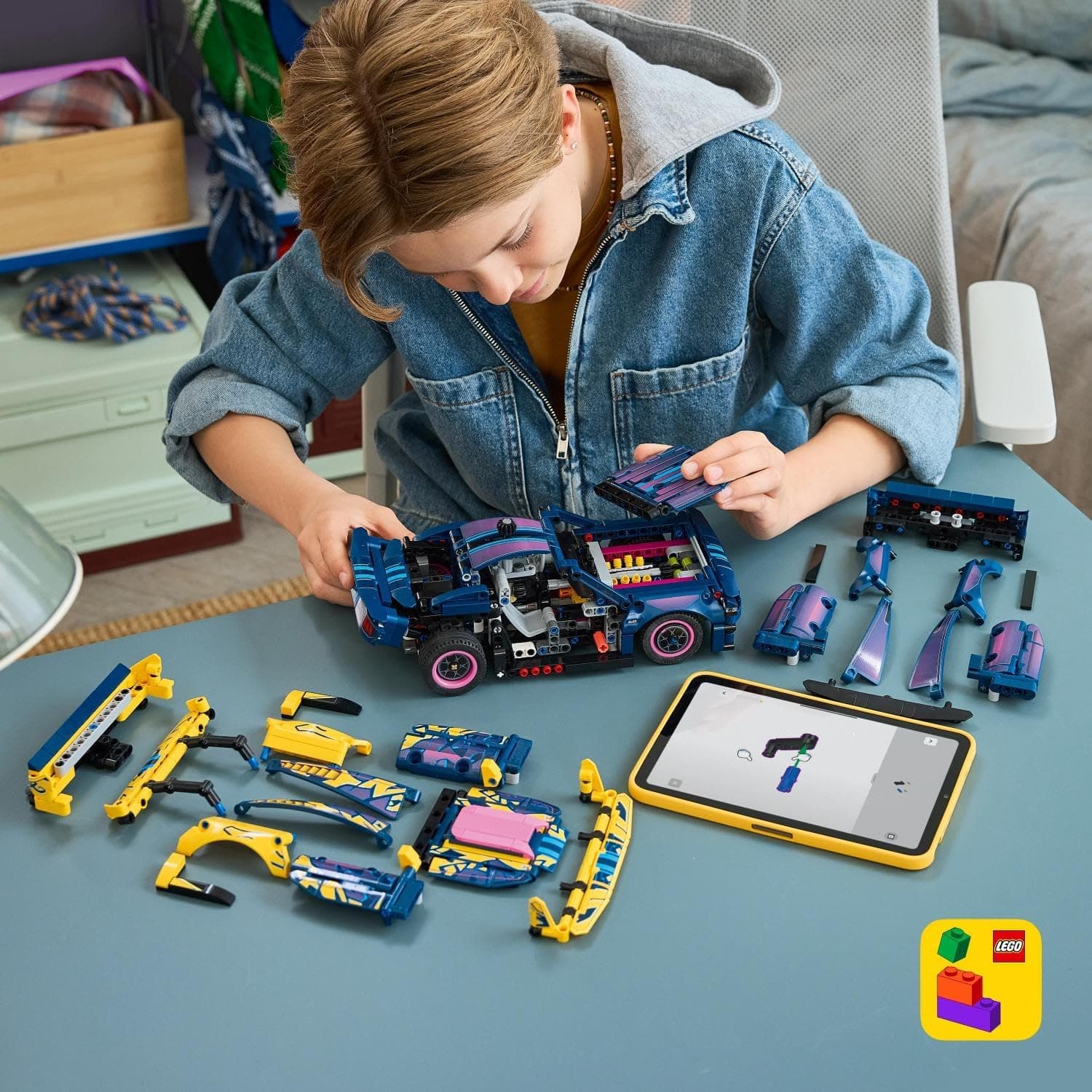 لگو Technic Ford Mustang GT ماشین مودیفای مدل 42236 لگو Technic Ford Mustang GT ماشین مودیفای مدل 42236