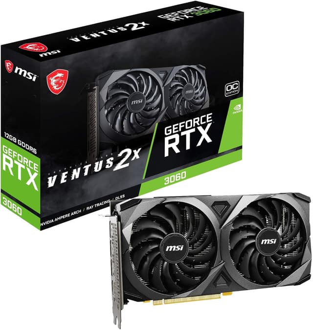 کارت گرافیک MSI مدل GEFORCE RTX 3060 VENTUS 2X 12G OC کارت گرافیک MSI مدل GEFORCE RTX 3060 VENTUS 2X 12G OC