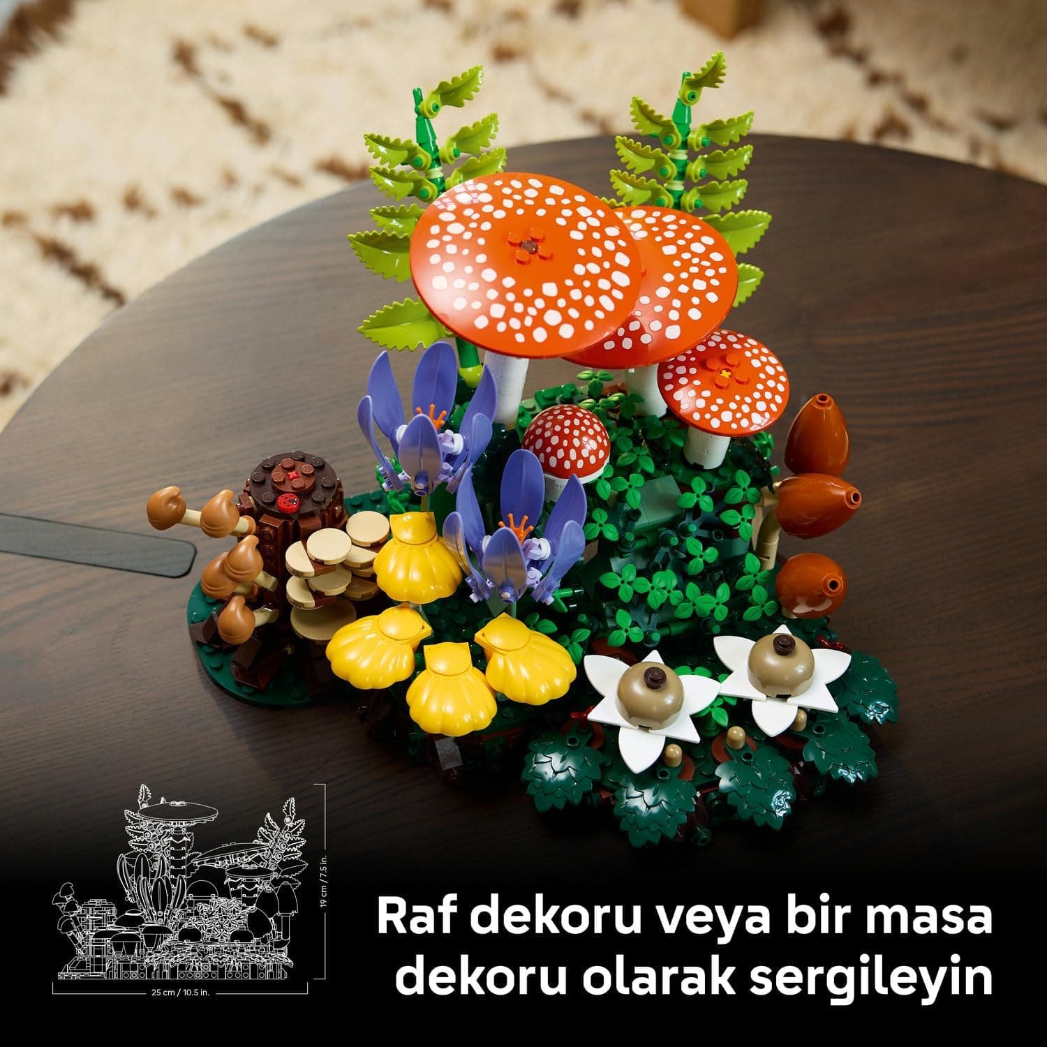لگو Botanicals قارچهای جنگلی مدل 11505 لگو Botanicals قارچهای جنگلی مدل 11505
