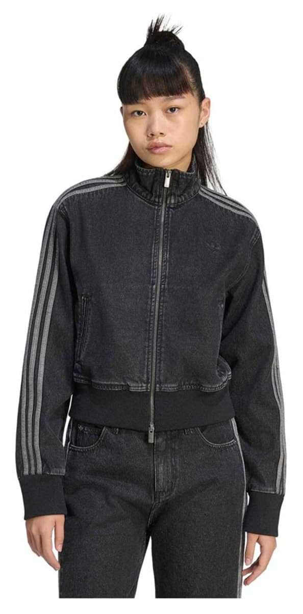 ژاکت ورزشی زنانه adidas Firebird دنیم مدل IB6917-K سیاه ژاکت ورزشی زنانه adidas Firebird دنیم مدل IB6917-K سیاه