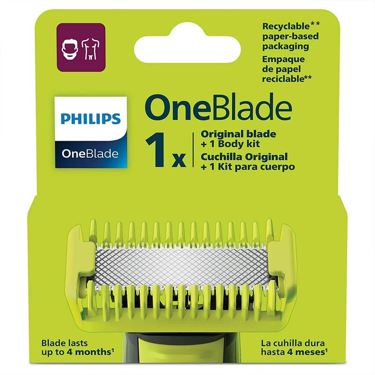 تیغه PHILIPS ONE BLADE مدل QP210/51 تیغه PHILIPS ONE BLADE مدل QP210/51